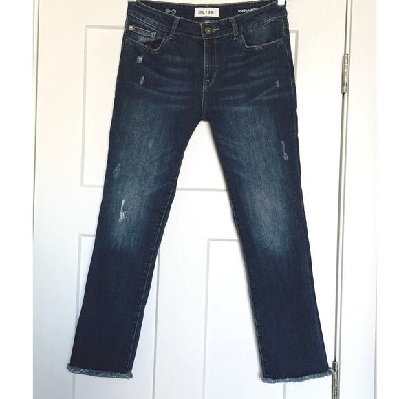 DL1961 Mara Instasculpt Ankle Straight Jeans in Ravine Womens Size 28 - Picture 4 of 13